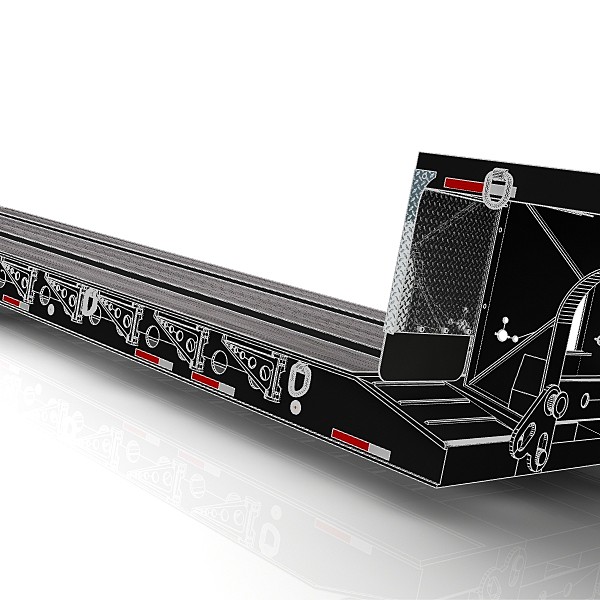 fontaine renegade lowboy extendable 3d model - Fontaine LXT40 Renegade extendable lowboy by bansheewoj